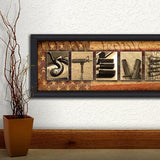 Personalized Firearm Guns Name Canvas Wall Art, Live Previews, Choose Each Photo, Multiple Options